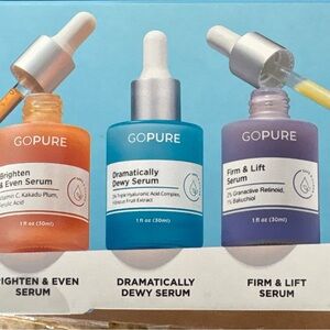 GoPure Trio Serum Set - Orange, Blue, Purple